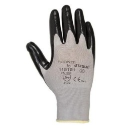 GUANTE ECO-NIT NEGRO T-10...