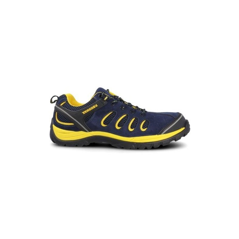 ZAPATO SEG. S1P RADIO AZUL MARINO AMARILLO T-37