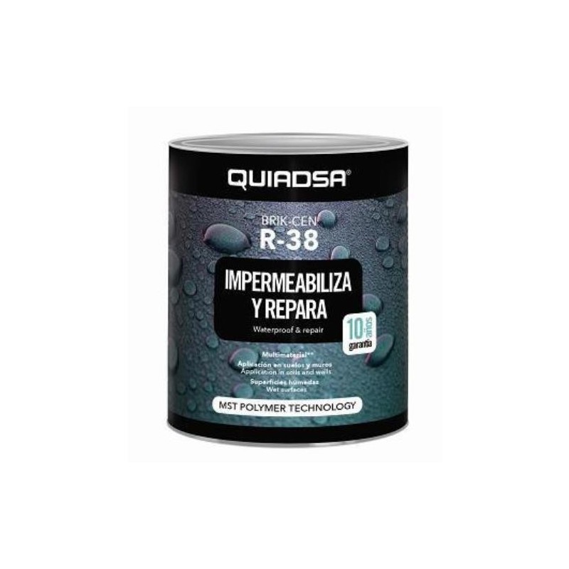 IMPERMEABILIZANTE 1KG.BRIK-CEN R-38 NEGRO