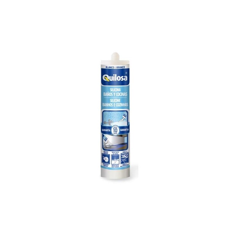 SILICONA ORBASIL BAÑO 300 ML. BLANCA 43737