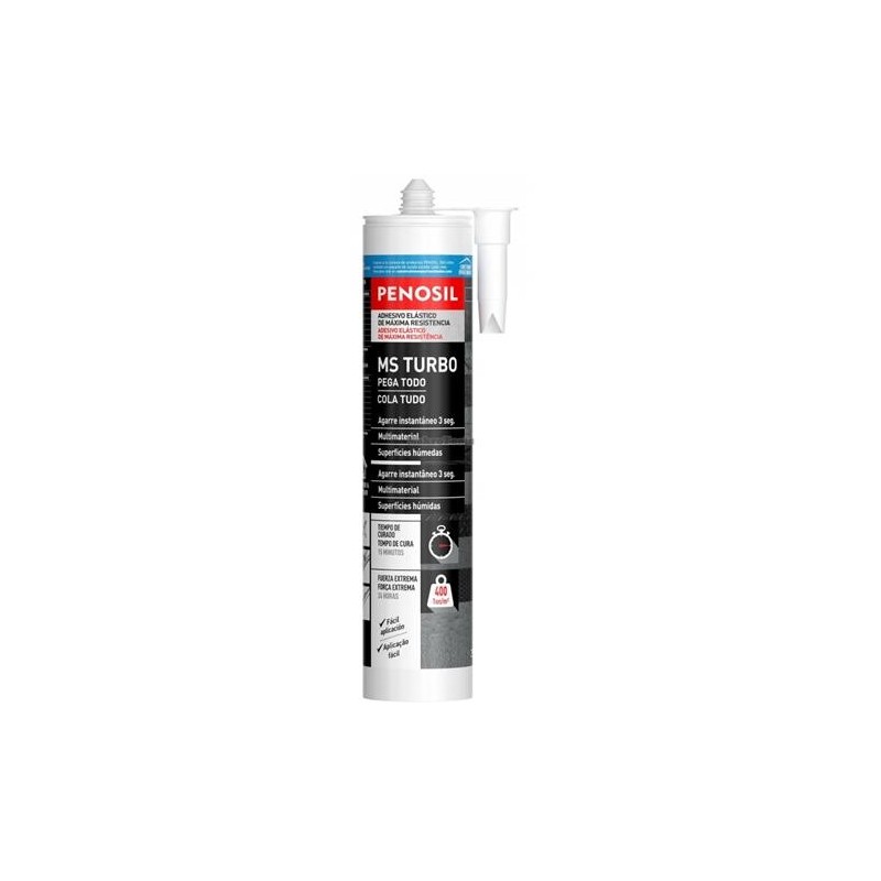 ADHESIVO POLIMERO PENOSIL TURBO 3 SEG BLANCO 290ML