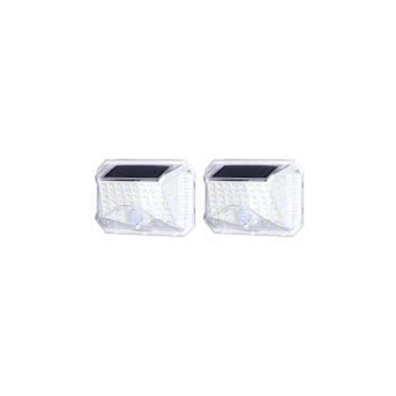 PACK 2 LAMPARAS SOLARES DE PARED CON SENSOR 211509