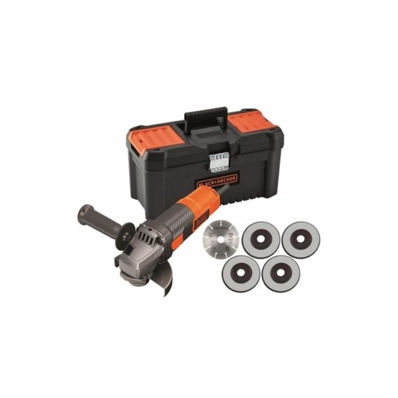 KIT MINI-AMOLADORA 900W 125MM C/ EMPUÑADURA