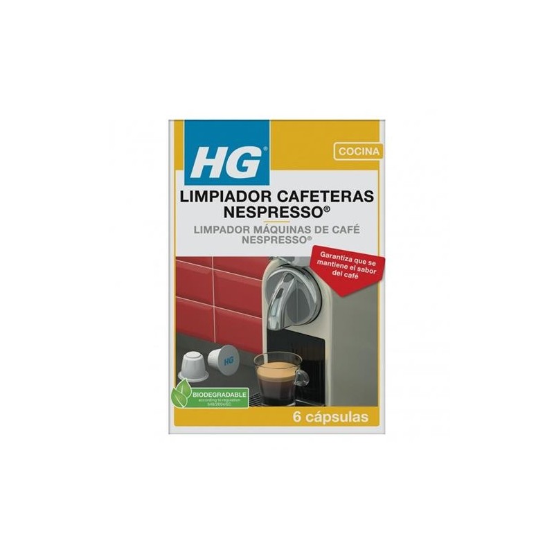 LIMPIEZA CAPSULAS CAFETERAS NESPRESSO 6UDS