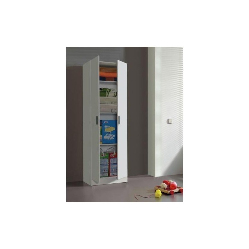 ARMARIO MULTIUSOS 2 PUERTAS BCO. 180X58,5X37 7144O