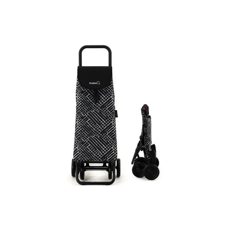 CARRO COMPRA G4P BLOCK NEGRO 55L. PLEGABLE