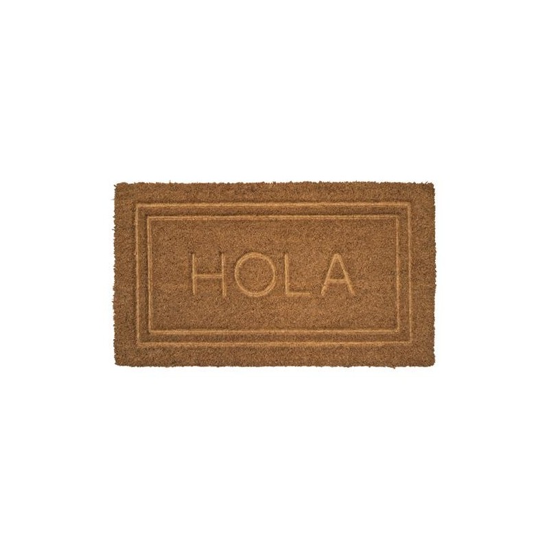 FELPUDO COCO PRENSADO HOLA BORD NATURAL 40X70