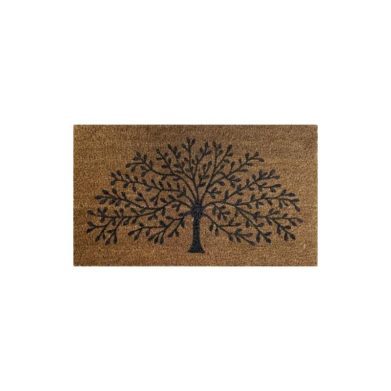 FELPUDO COCO NATURAL FLOCK TREE 40X70 50052