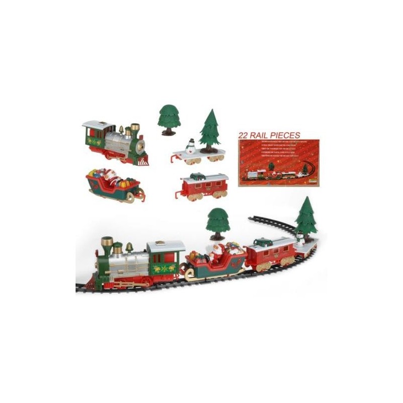 TREN DECORATIVO NAVIDAD 22 PIEZAS S34608410