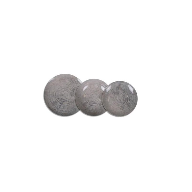 VAJILLA 12 PCS ARZUA GRIS BRILLO LM-ARZ26140