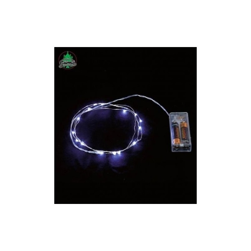 HILO 1 M. 10 LED BLANCO PILAS 22050