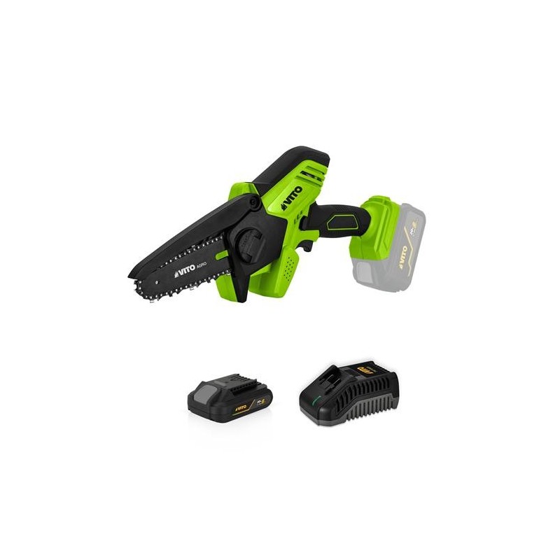 MINI MOTOSIERRA EGO 20V 100MM + BATERIA + CARGADOR