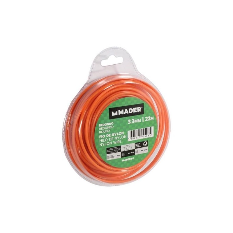 HILO NYLON REDONDO 3.3MM 22M 90408