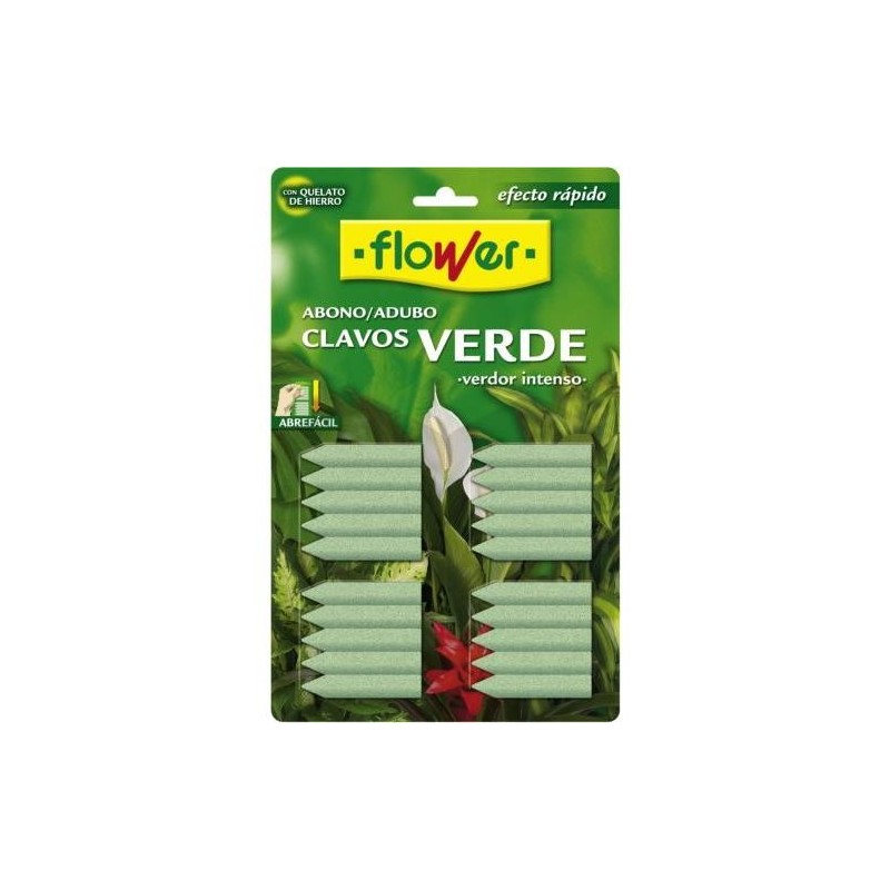 ABONO CLAVOS VERDE BLISTER 20 UNIDADES 15501