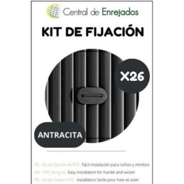 KIT FIJACION ANTRACITA 26UNI