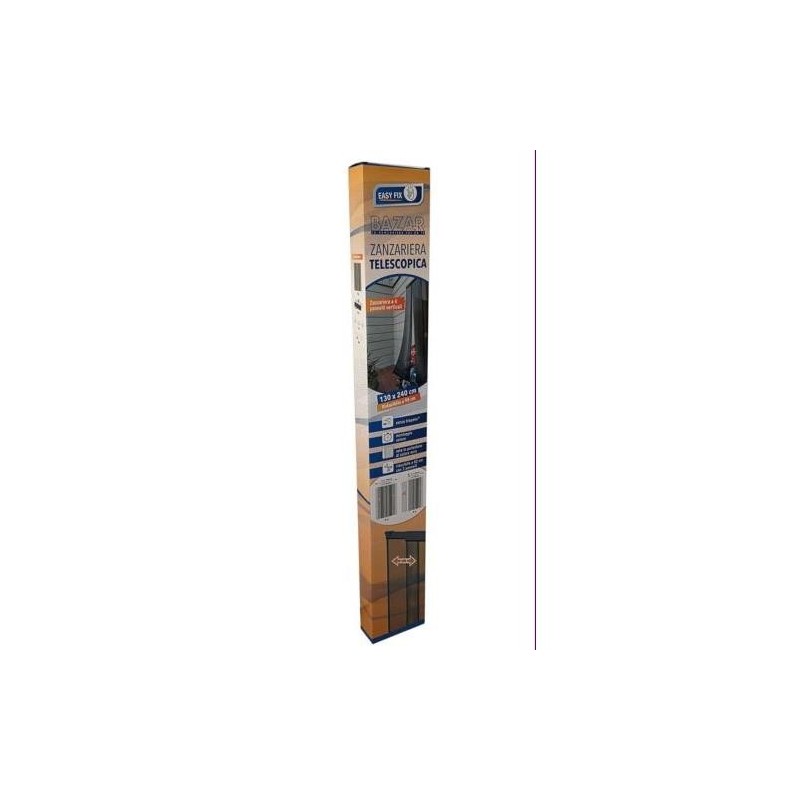 MOSQUITERA PANELES TELESCOPICA 130 X 240CM.