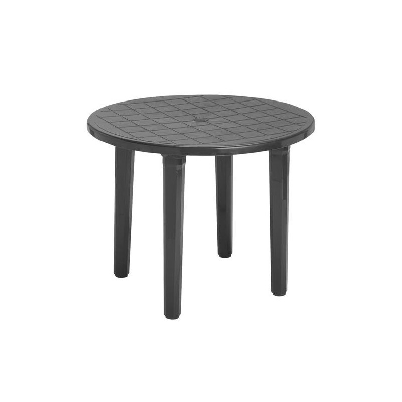 MESA REDONDA ANTRACITA 90 CM. 4024ANT