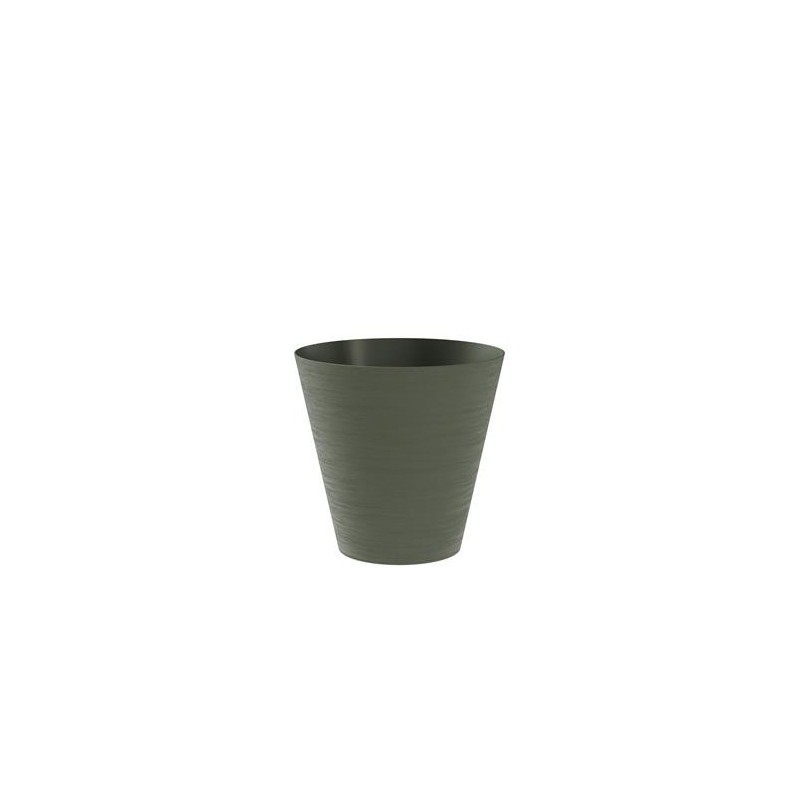 MACETA CON RESERVA DE AGUA 25CM. VERDE HOOP