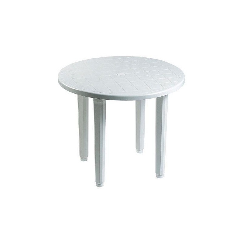 MESA JARDIN REDONDA 90 CM.BL. 4024