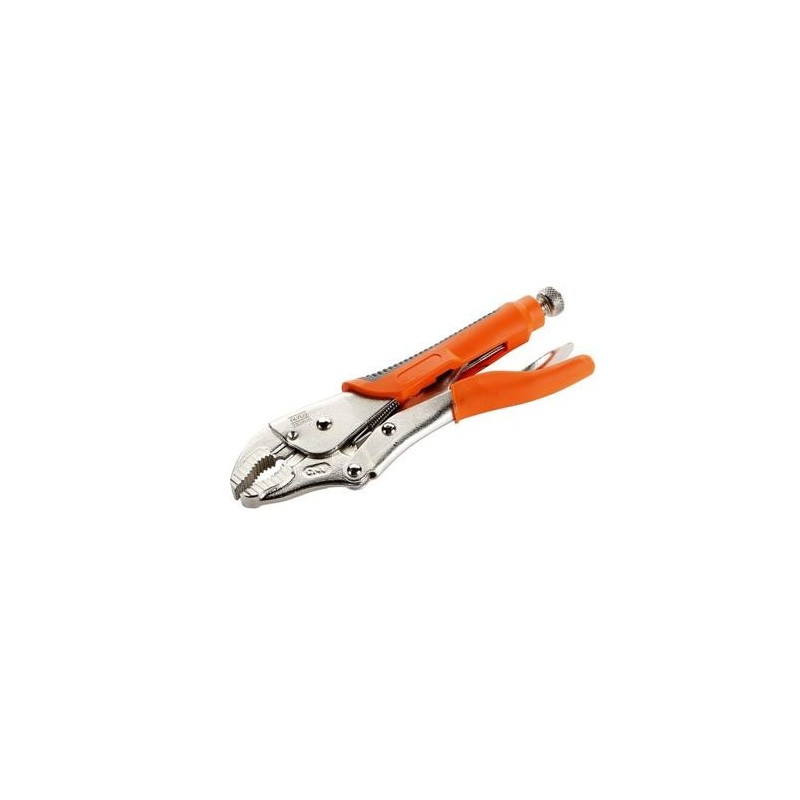TENAZA GRIP CURVA C/ CORTE 250MM NARANJA 170564
