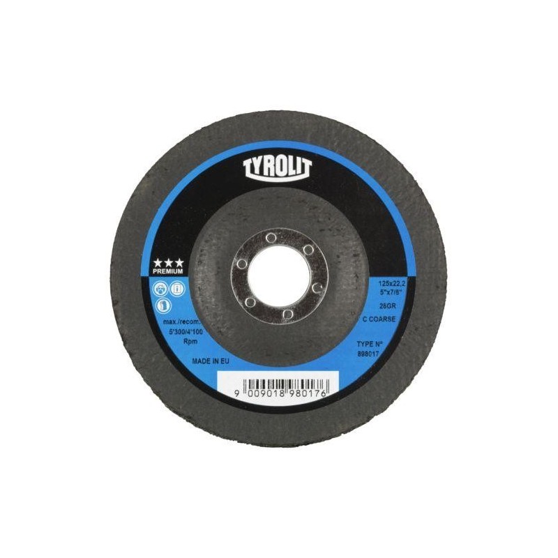 DISCO DE LIMPIEZA 28 VL GR 125X22,2 898017
