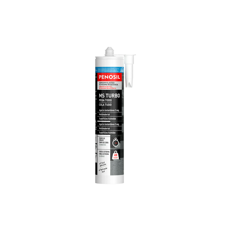 ADHESIVO ELASTICO POLIMERO TURBO 3SEG GRIS 290ML
