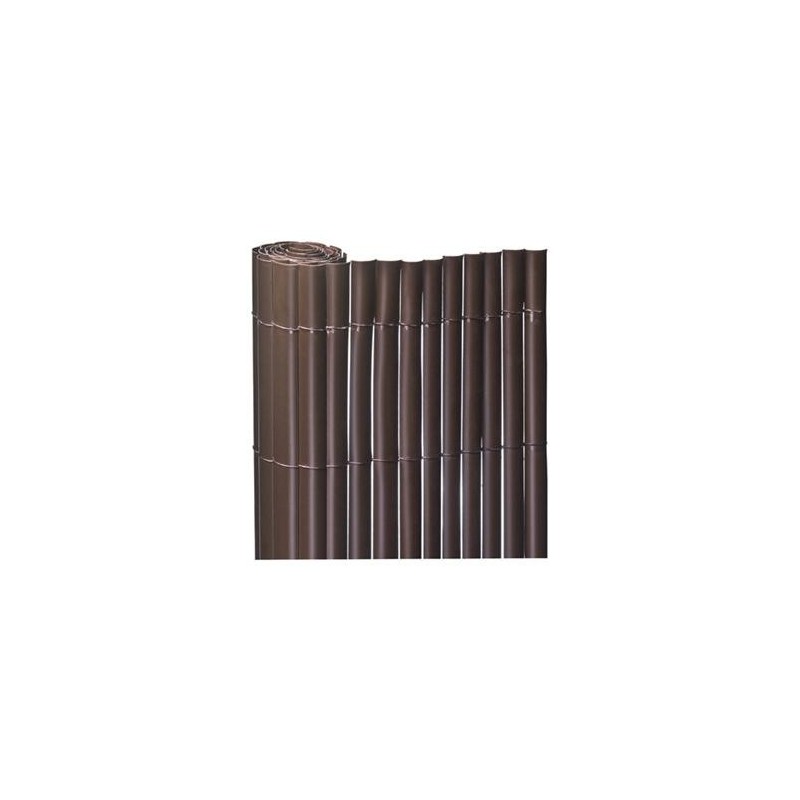 CAÑIZO MEDIA CAÑA PLASTICANE PVC 2X3M MARRON