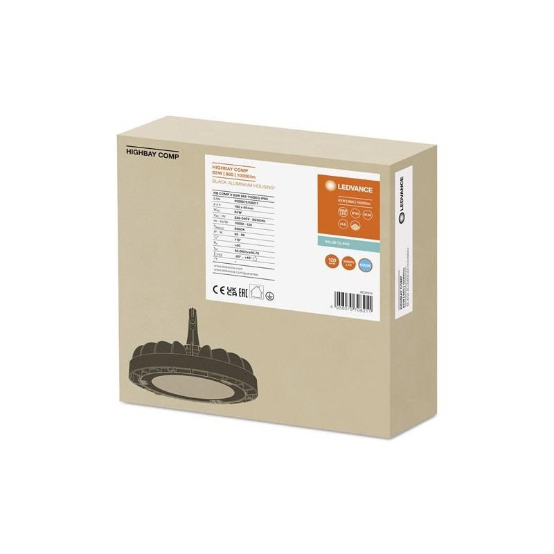 CAMPANA COMPACT 83W 6500 IP65 10000LUM