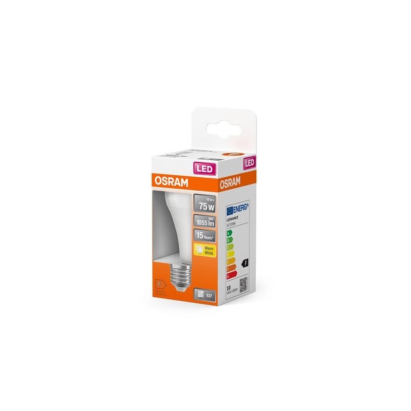 BOMBILLA LED STANDAR 10W/827 E27 CALIDA