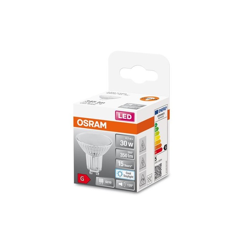 DICROICA LED STAR SPOT 4,3W/865 GU10 FRIA