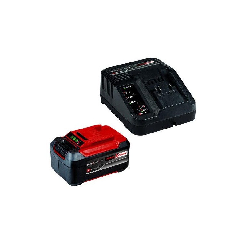 KIT CARGADOR POWER-X 18V + BATERIA REPUESTO 5,2AH