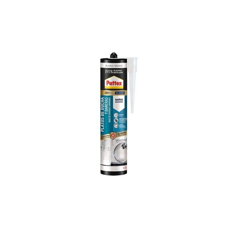 SILICONA PLATO DUCHA Y BAÑERA TRANSP 280ML