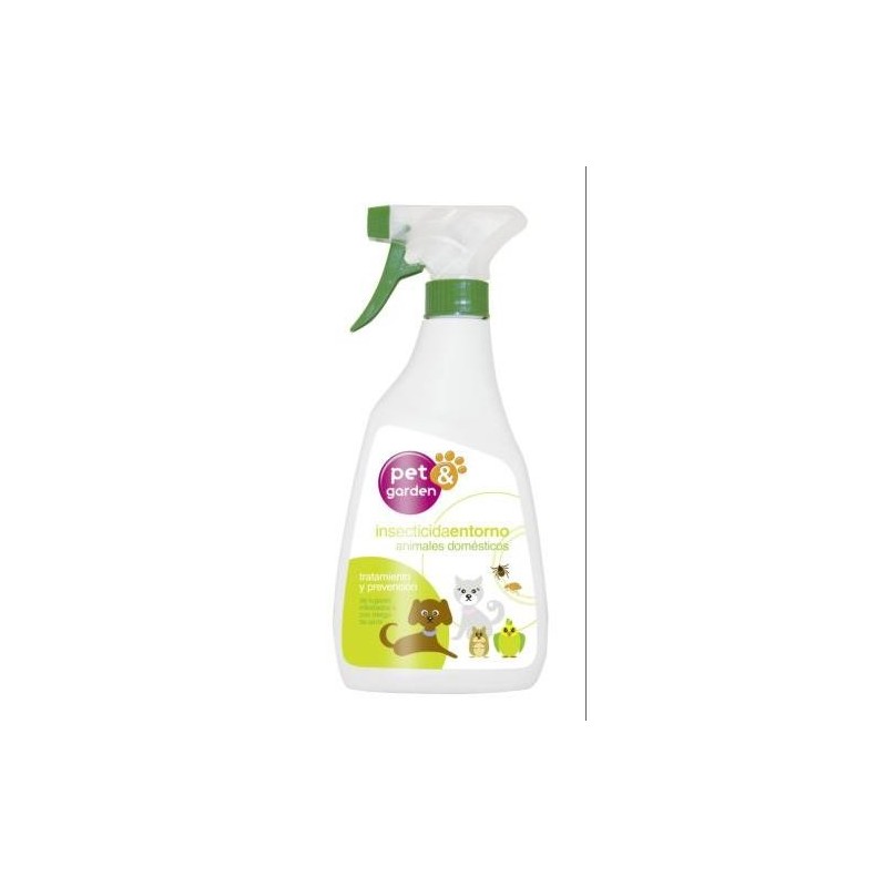 INSECTICIDA ENTORNO ANIMALES 500 ML. PET&GARDEN
