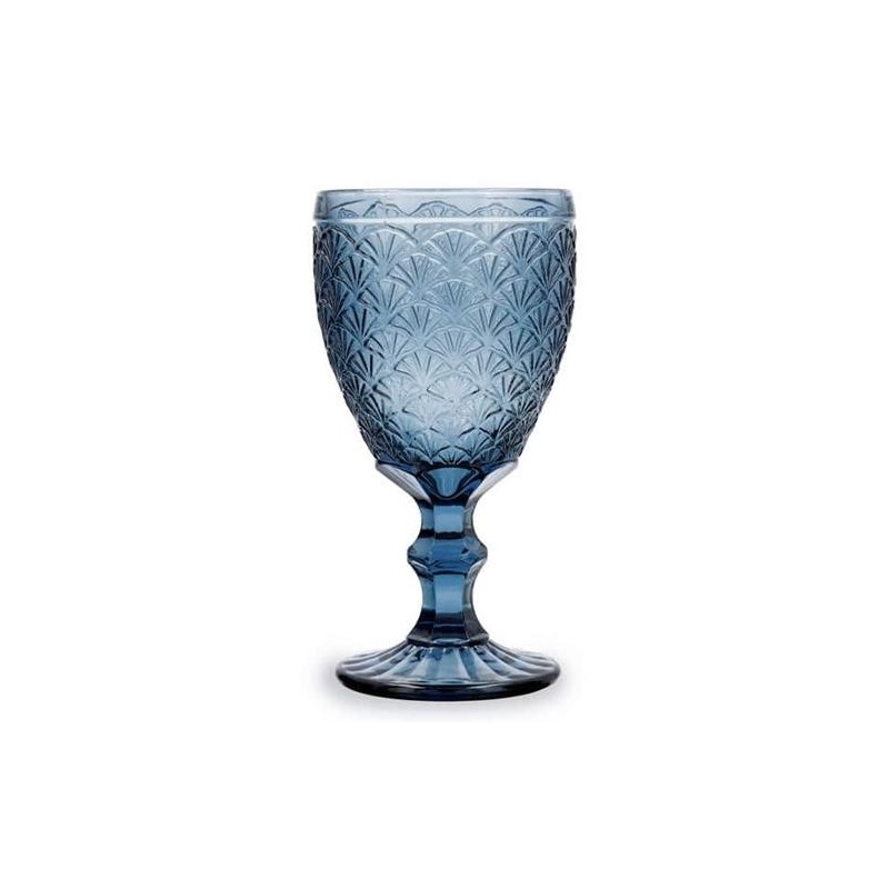 COPA VINO 30CL (CAJA 6) AZUL BLUE MOON 7754015