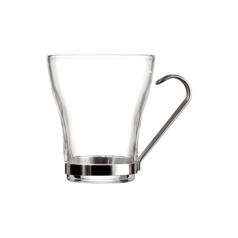 JUEGO 3 TAZAS TÉ 25CL CON ASA INOX SUPREME QUID