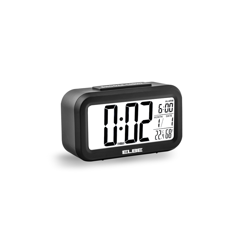 RELOJ DESPERTADOR NEGRO RD-668-N