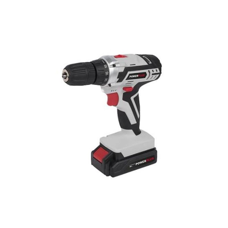 TALADRO BATERIA 20V.1,3AH.2 VELOCIDADES POWC 1071