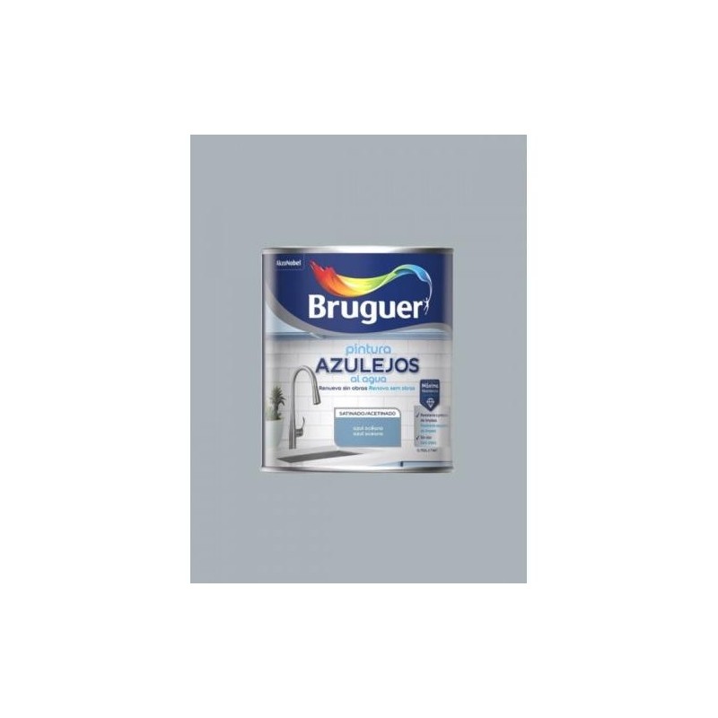 ESMALTE AZULEJOS AGUA SATINADO GRIS AZULADO 750ML