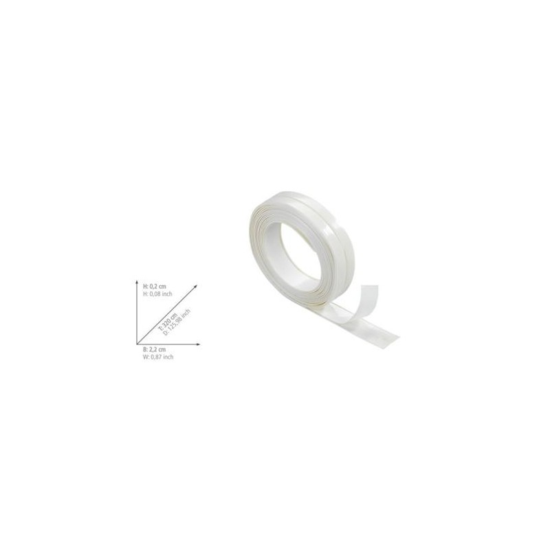 CINTA TAPA JUNTAS 22 MM TRANSPARENTE 26092100