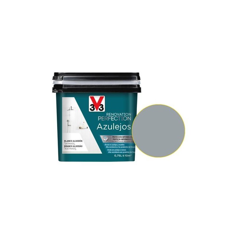 PINTURA RENO PERFECTION AZULEJOS 750ML GRIS DELFIN