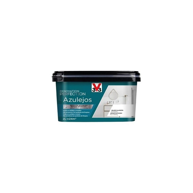 PINTURA RENO PERFECTION AZULEJOS 2L BLANCO LINO