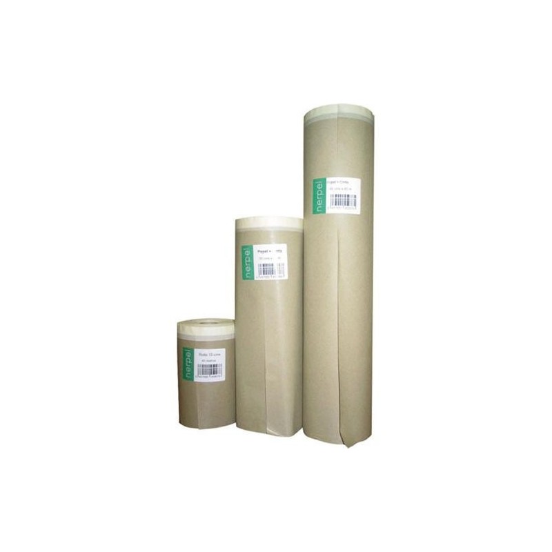 PAPEL PINTOR CON CINTA PLUS 45CMX45M 0002645