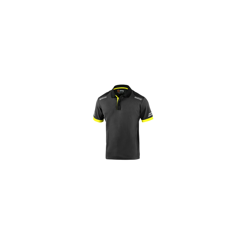 POLO TOLEDO M/CORTA GRIS AMARILLO T-S