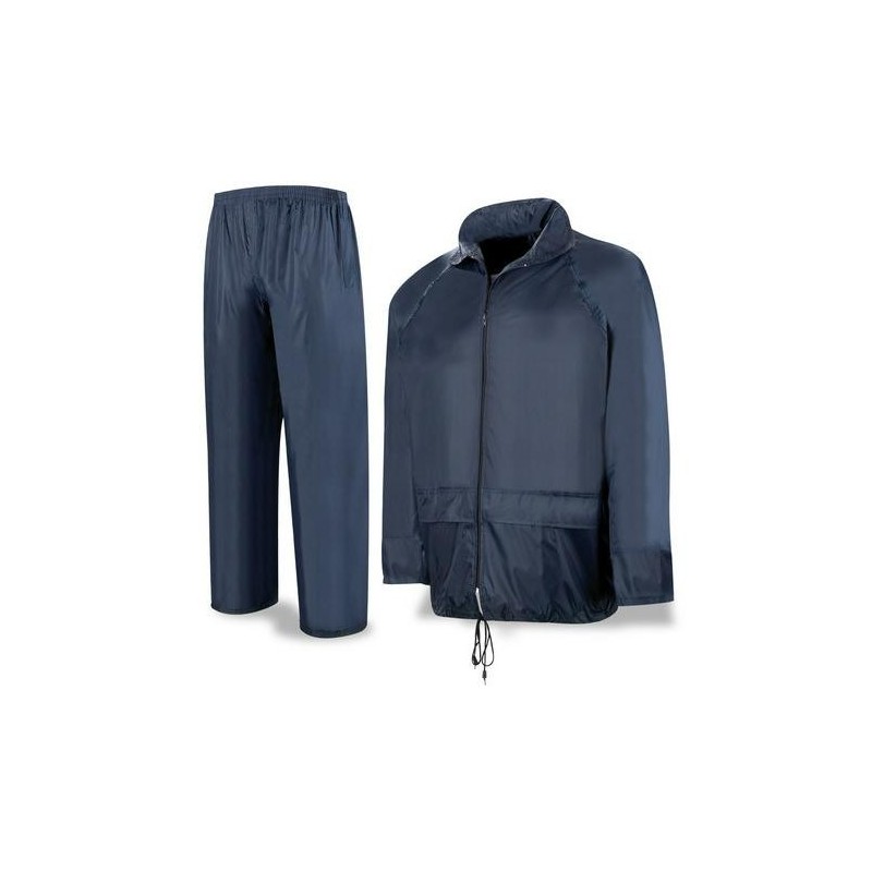 TRAJE AGUA INGENIERO POLIESTER/PVC AZUL T.XXL
