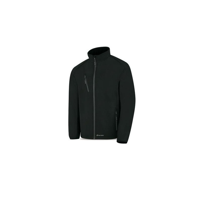 CAZADORA SOFTSHELL CUARZO NEGRO T.S 288CS3NE