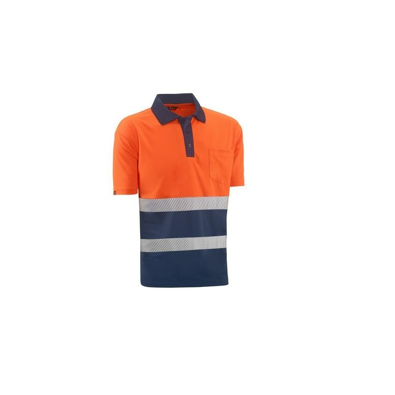 POLO M/C ALTA VISIBILIDAD LONDON NARAN/MARIN T.3XL