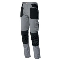 PANTALON STRETCH GRIS /...