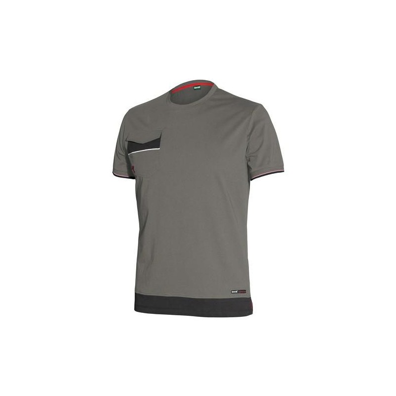 CAMISETA BOOM GRIS 100% ALGODON T. L 8810B-080-L