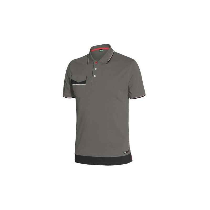 POLO BOOM GRIS ANTRA / NEGRO 8815B-080 T.XL