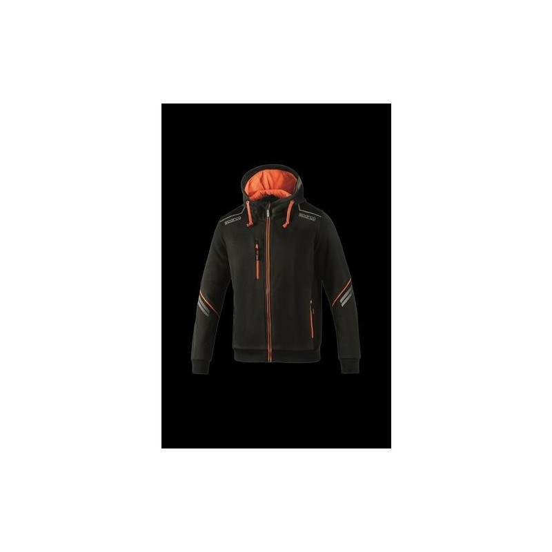 SUDADERA TECNICA COLORADO NEGRO/NARANJA T.M